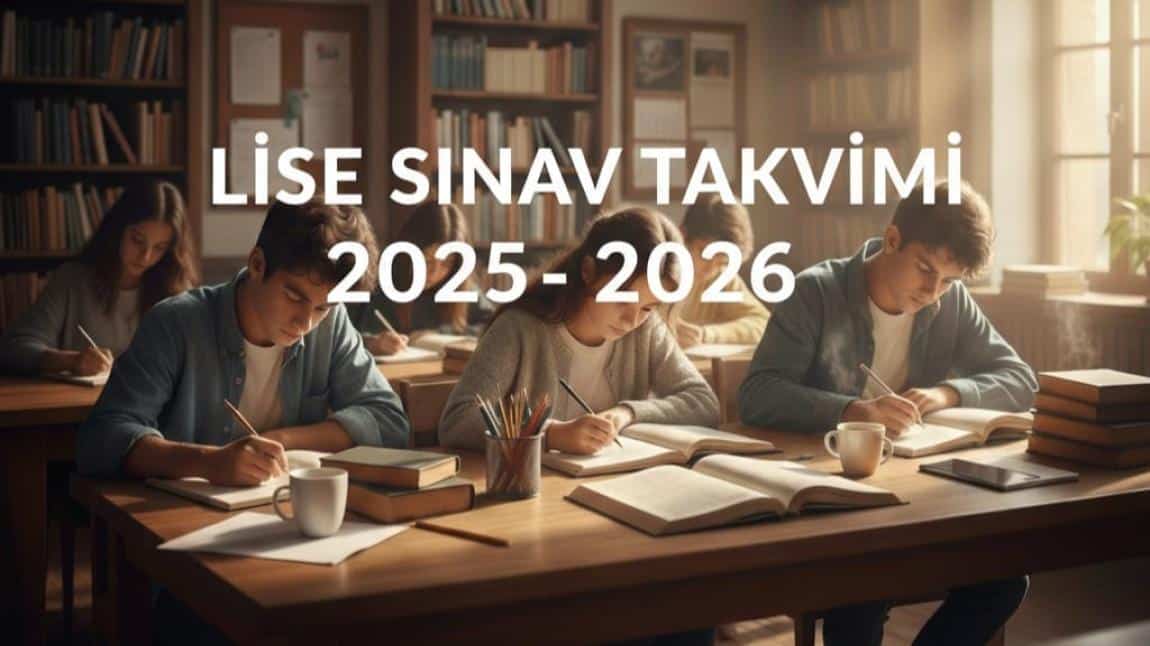 ​ LİSE MEB 2025-2026 SINAV TAKVİMİ AÇIKLANDI!